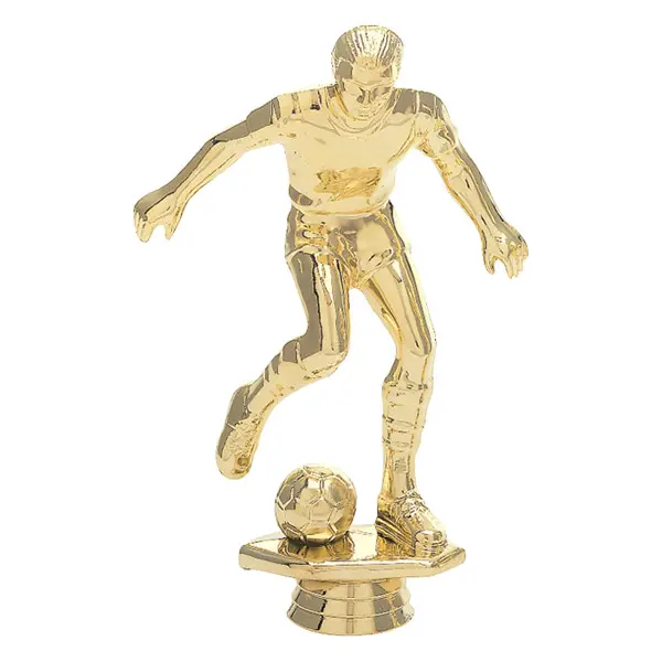 815-G Soccer Figure, Male, Gold - 8"