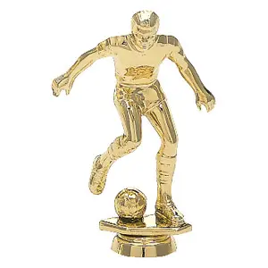 322-G Soccer Figure, Male, Gold - 3"