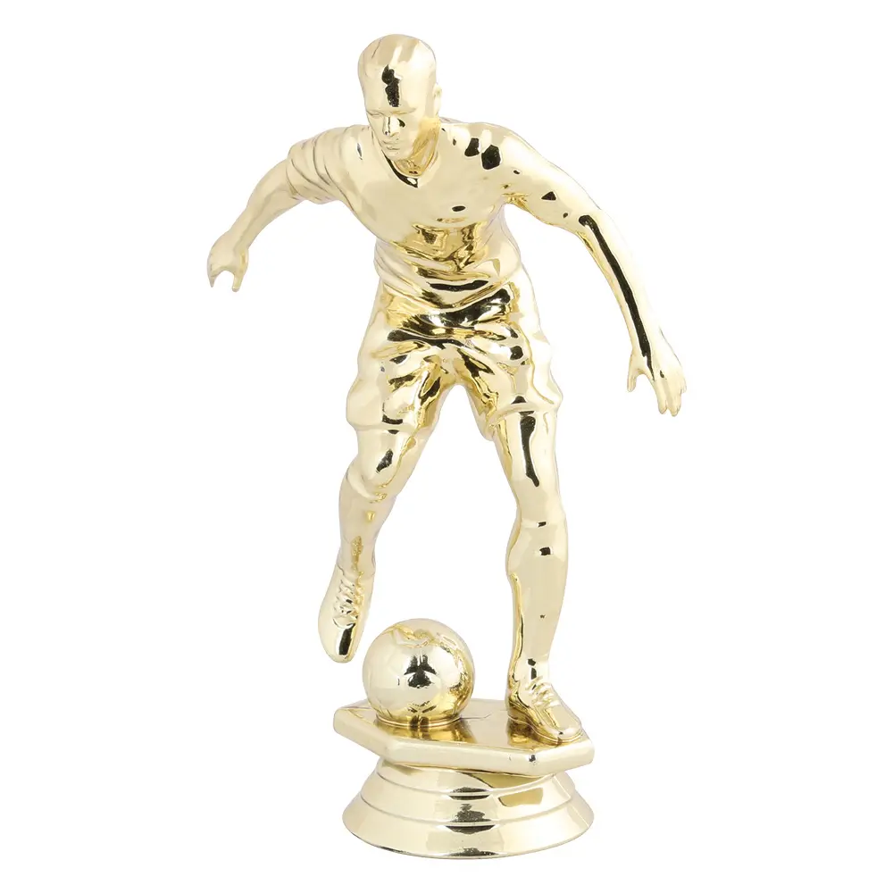515-G Soccer Figure, Male, Gold - 5"