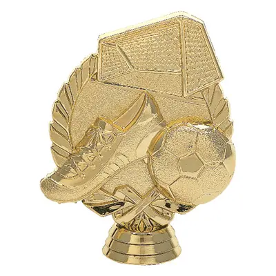 3022-G Wreath Figure, Soccer, Gold - 4 3/8"