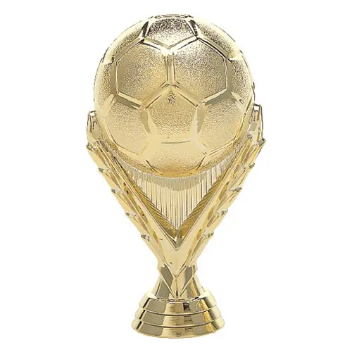 5013-G Soccer Ball Figure, Gold - 5"