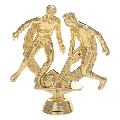 1441-G Double Action Figure, Soccer, Male, Gold - 4 3/4"