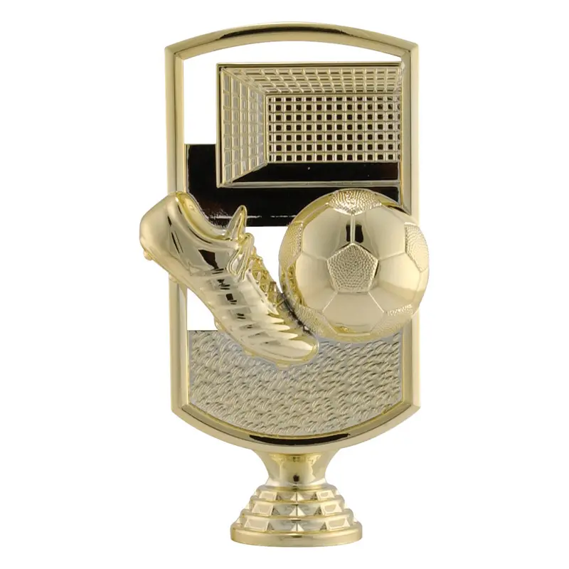 F-831 Soccer Scene Figure, Gold - 5 3/4"