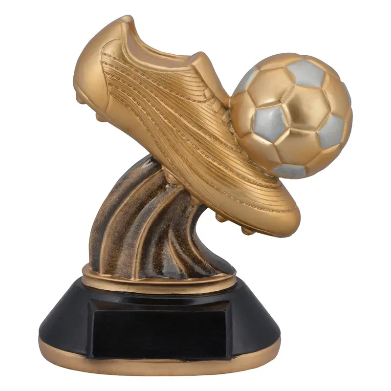 91815GS Golden Cleat Soccer Resin - 8"
