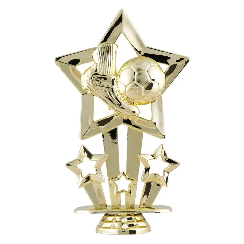F-756 Star Figure, Soccer, Gold - 6"