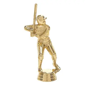 303-G Junior League Figure, Baseball, Gold - 3 3/4"