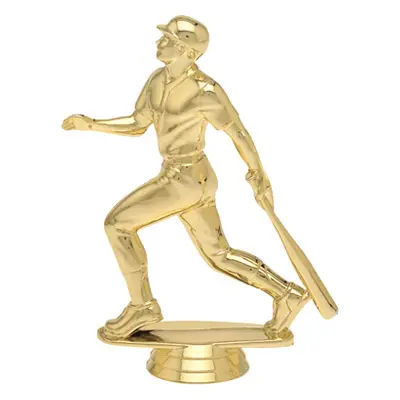 5057-G Action Batter Figure, Baseball, Gold - 5"