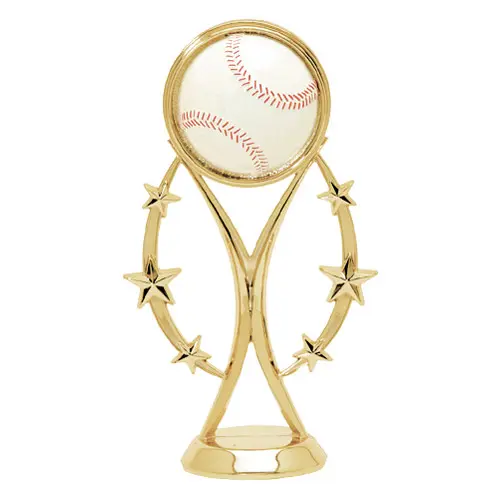 8503-G Color Sport Figure, Baseball, Gold - 6"