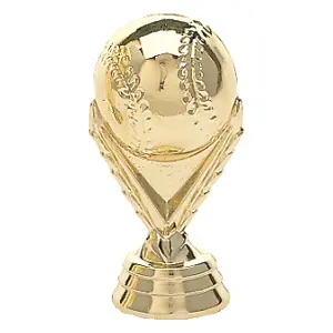 349-G Baseball Trim Figure, Gold - 3"