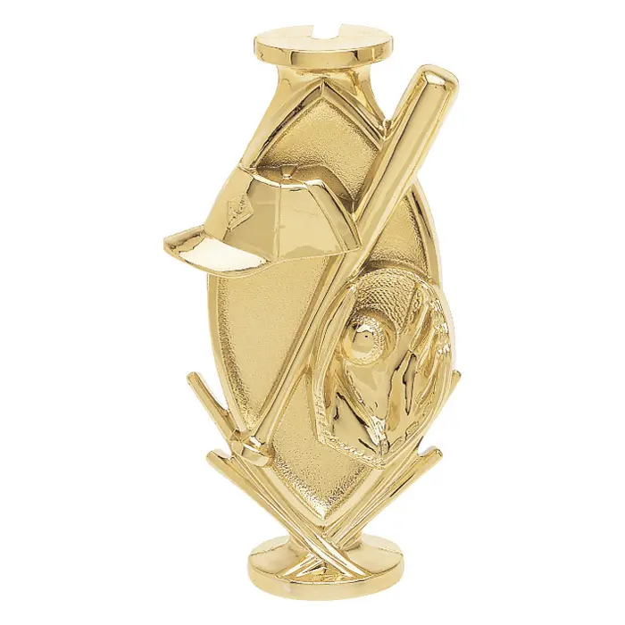 2014-G Sport Scene Riser, Baseball, Gold - 6"