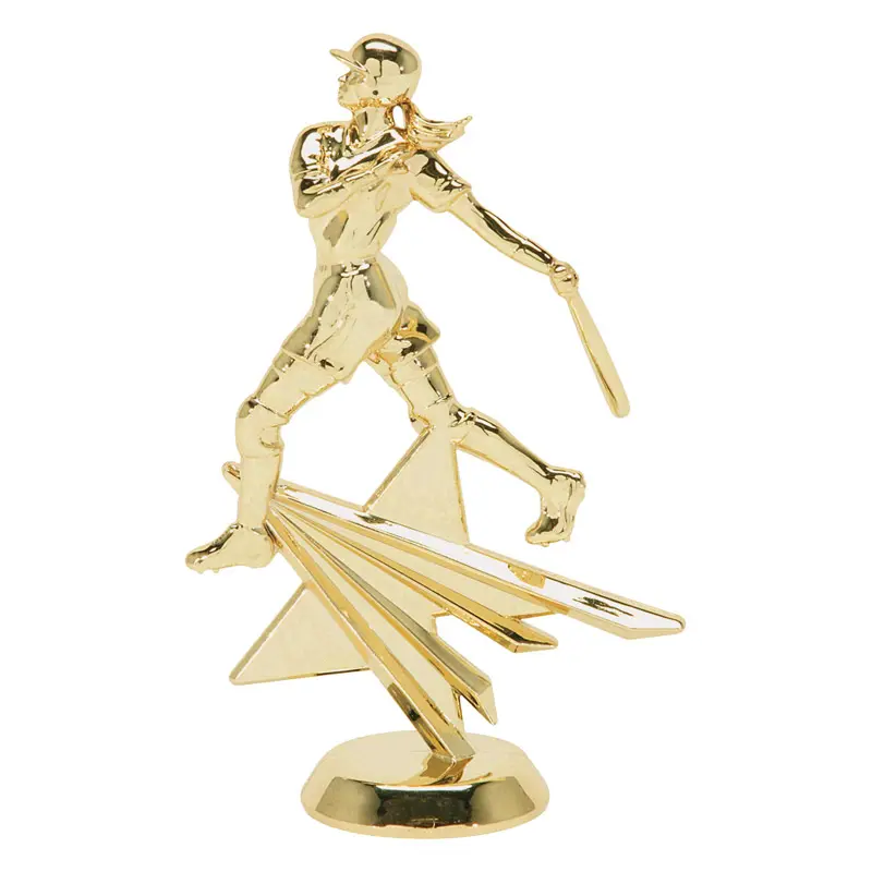 2520-G Star Figure, Softball, Gold - 6"