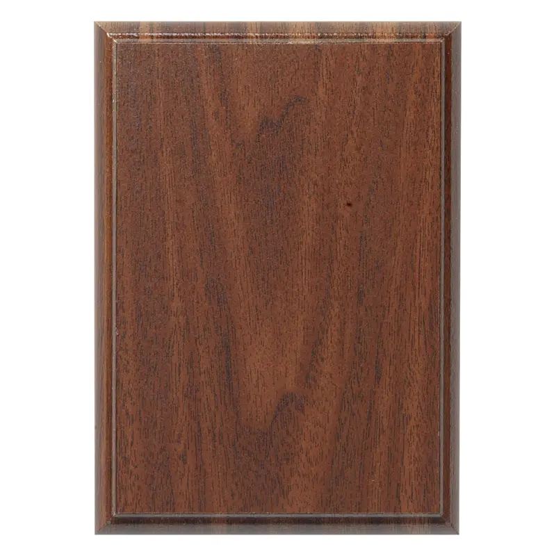 R157C Step & Roll Edge Plaque, Cherry Finish - 5" x 7"