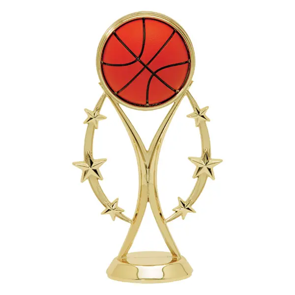8505-G Color Sport Figure, Basketball, Gold - 6"