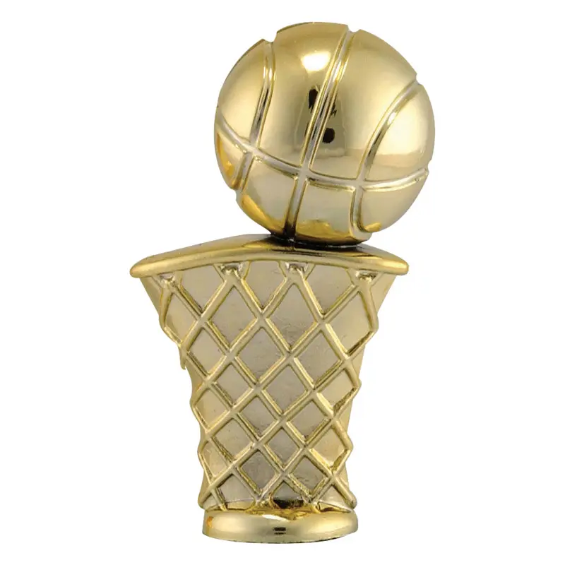 F-222 Basketball Trim Figure, Gold - 2 1/2"
