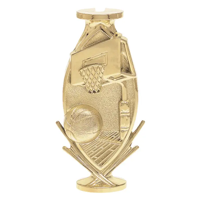 2013-G Sport Scene Riser, Basketball, Gold - 6"