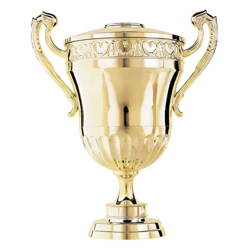 EC-9 European Chalice Plastic Cup, Gold - 10" (Lid RCL-9 Sold Separately)