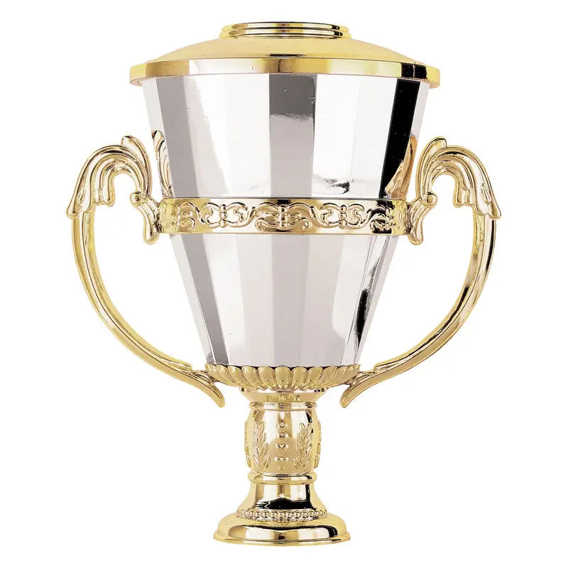 RC-7 Roman Chalice Plastic Cup, Gold / Silver - 6 1/2" (Lid RCL-7 Sold Separately)