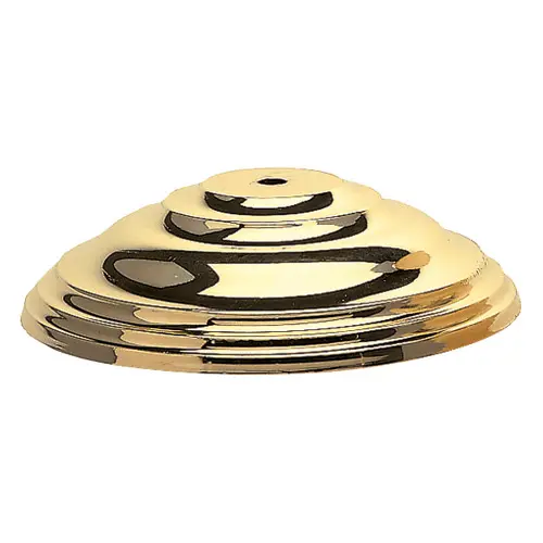 1238-G Plastic Bowl Lid, Gold - 6"