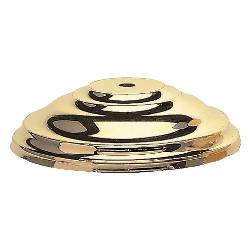 1235-G Plastic Bowl Lid, Gold - 5"