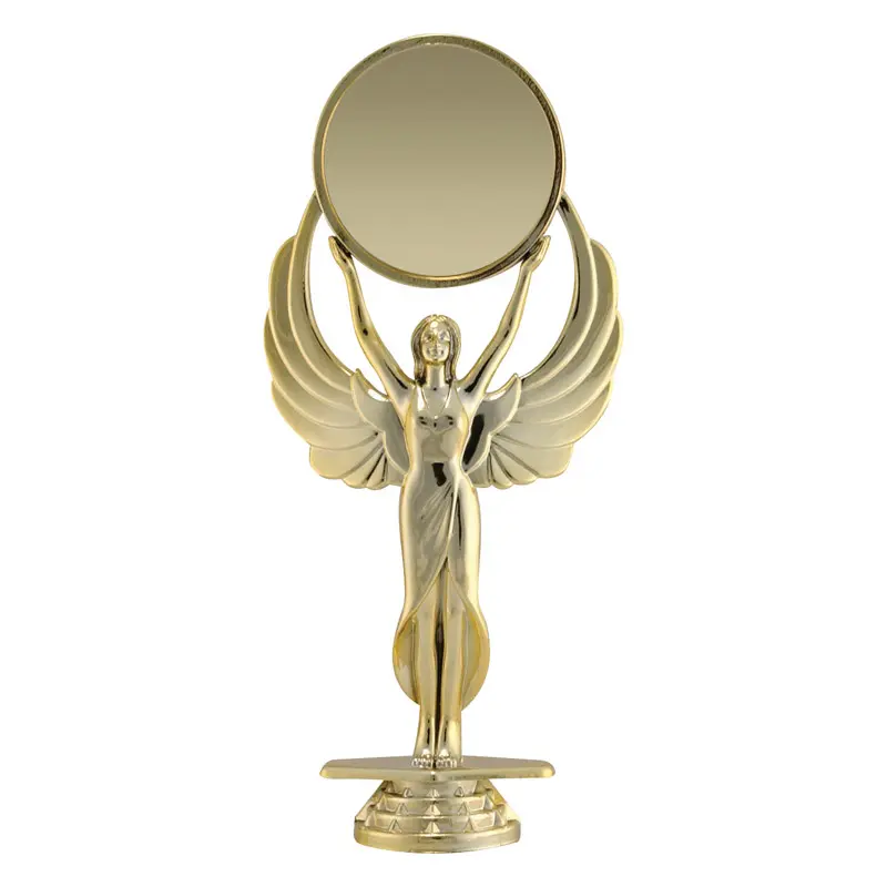 F-606 Victory 2" Holder Figure, Female, Gold - 6 5/8"