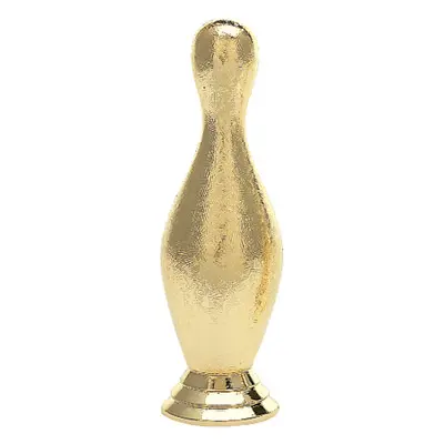546-G Bowling Pin Figure, Gold - 5" 