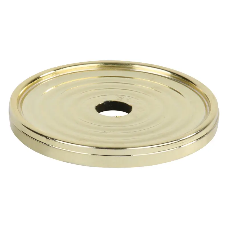 1283-G Check Lid, Round, Gold - 1 3/4"
