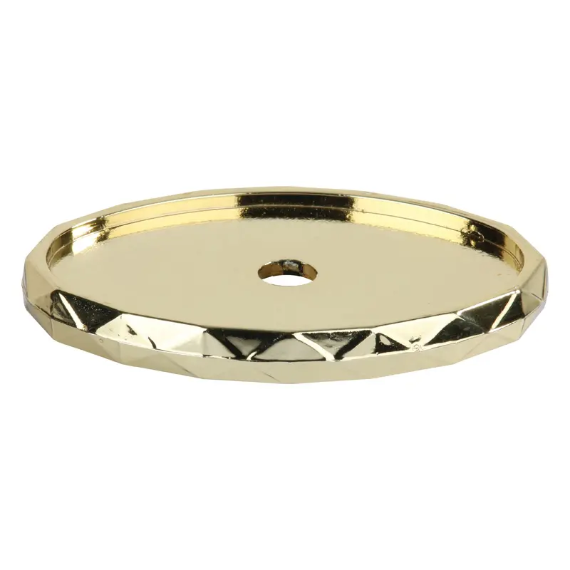 1299-G Diamond Check Lid, Oval, Gold - 2" x 3"