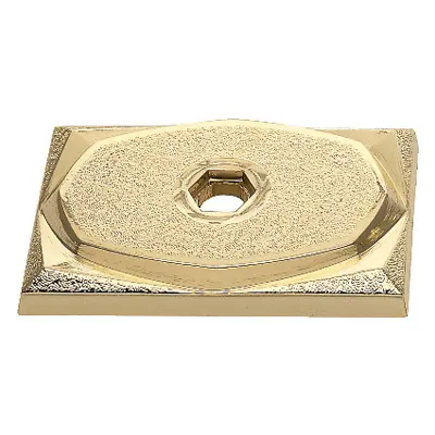 1288-G Check Lid, Rectangle, Gold - 2" x 3"