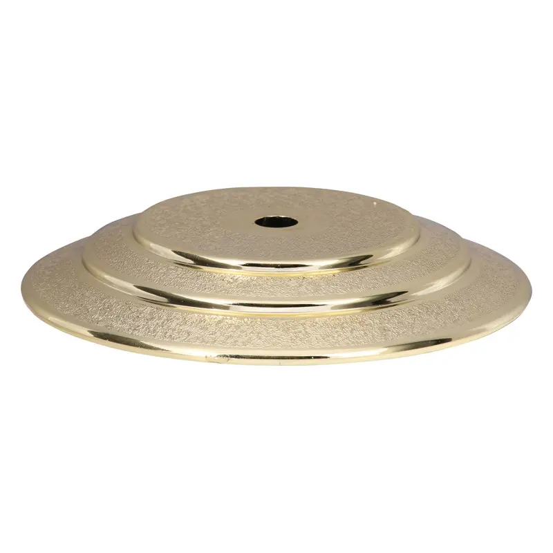 1228-G Plastic Cup Lid, Gold - 3 7/8"