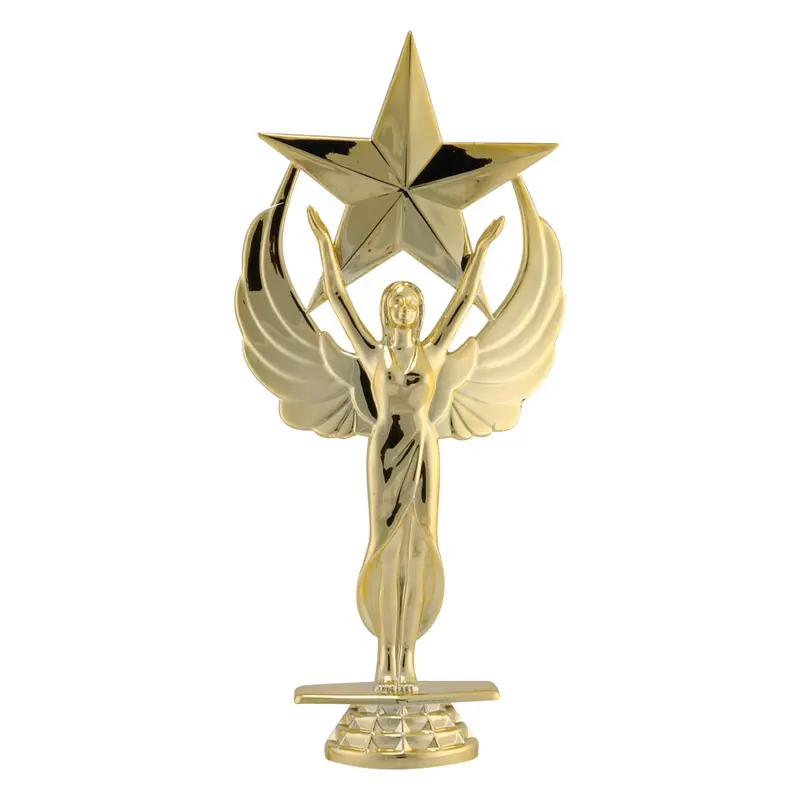 F-604 Victory Star Figure, Female, Gold - 6 7/8"