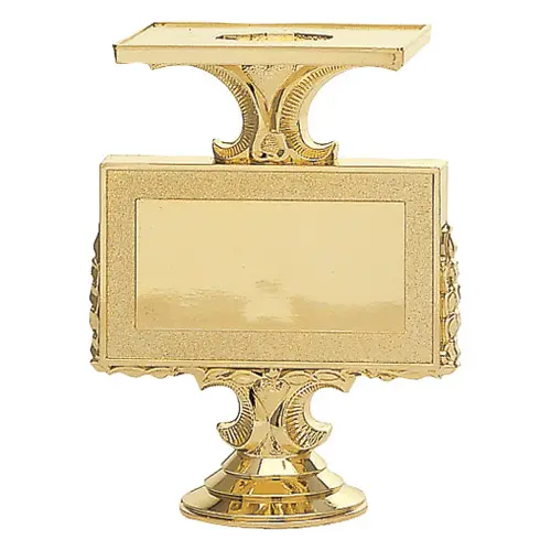 2035-G Plate Holder Riser, Gold - 5"