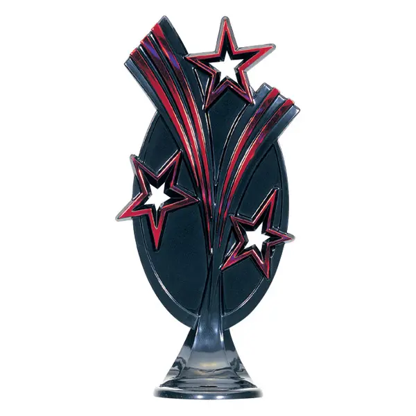 3387-R Stars & Stripes Backdrop, Red - 7"