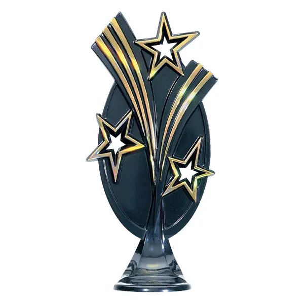 3387-G Stars & Stripes Backdrop, Gold - 7"