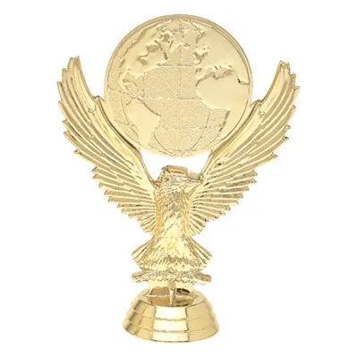 5039-G Eagle 2" Holder Figure, Gold - 5"