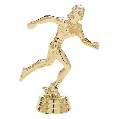 616-G Track Figure, Female, Gold - 5 1/4"