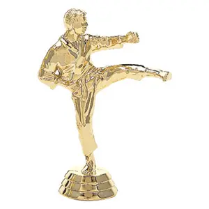 423-G Karate Figure, Male, Gold - 4 1/4"
