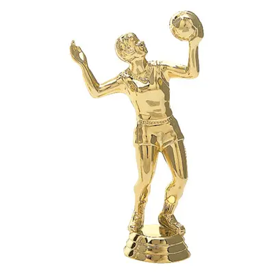 519-G Volleyball Figure, Female, Gold - 5 1/8"