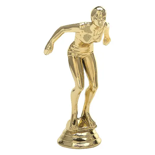 613-G Swimming Figure, Female, Gold - 5"