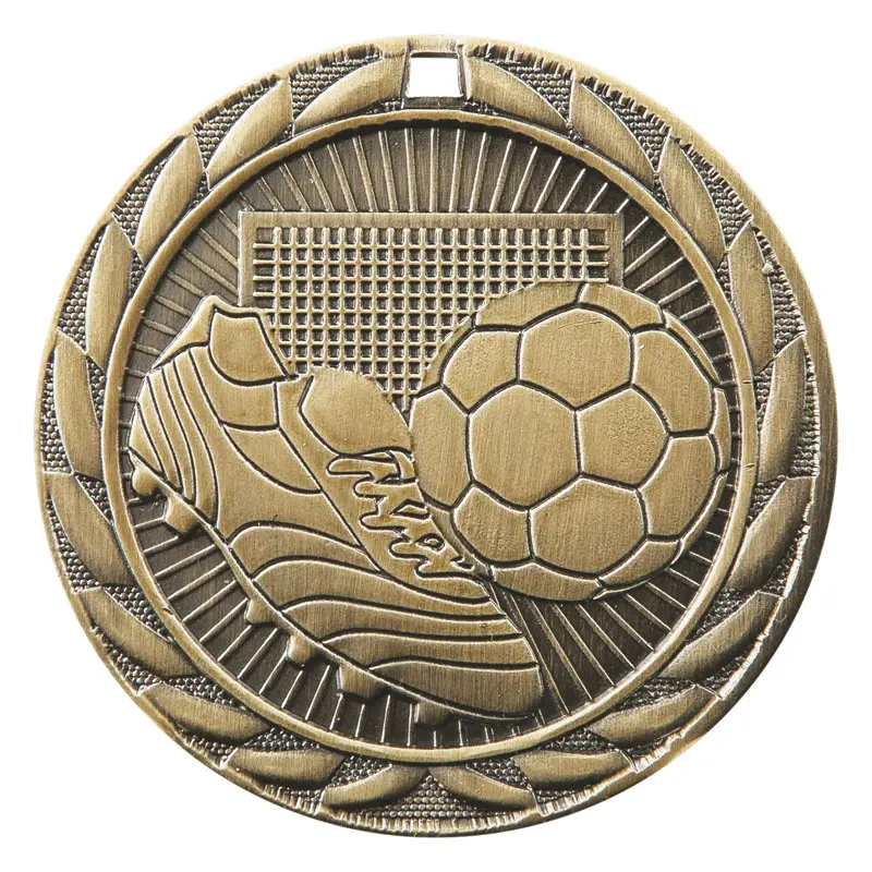FE-213G FE Iron Medal, Soccer, Gold - 2"