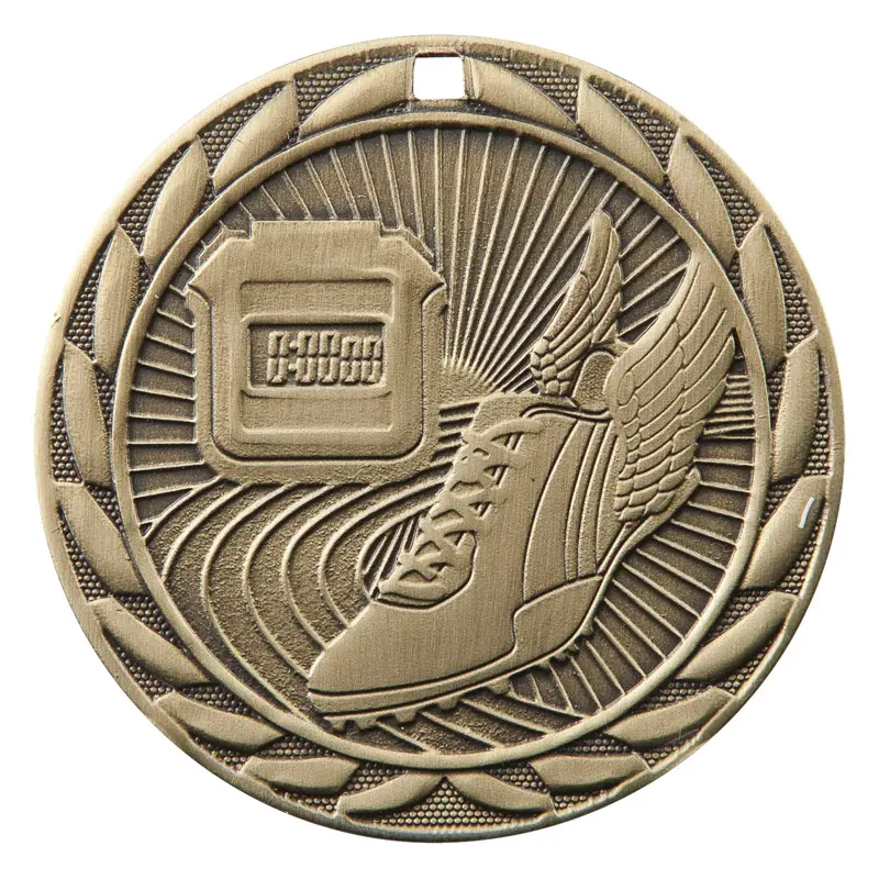 FE-216G FE Iron Medal, Track, Gold - 2"