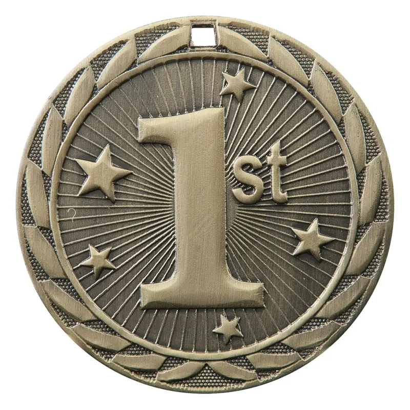 FE-281G FE Iron Medal, 1st Place, Gold - 2"