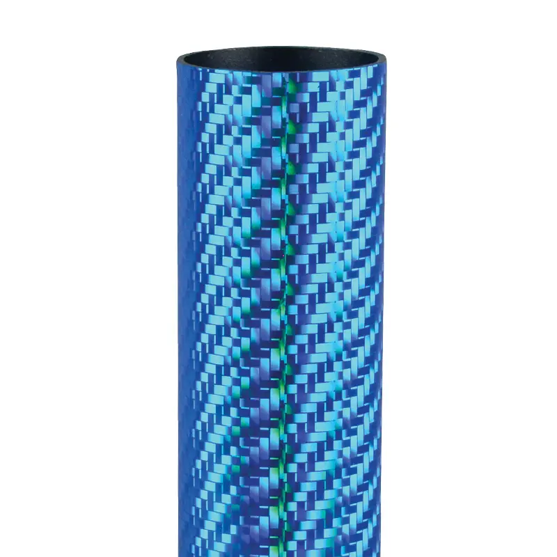 13805-B Carbon Fiber Column, Round, Blue - 45"