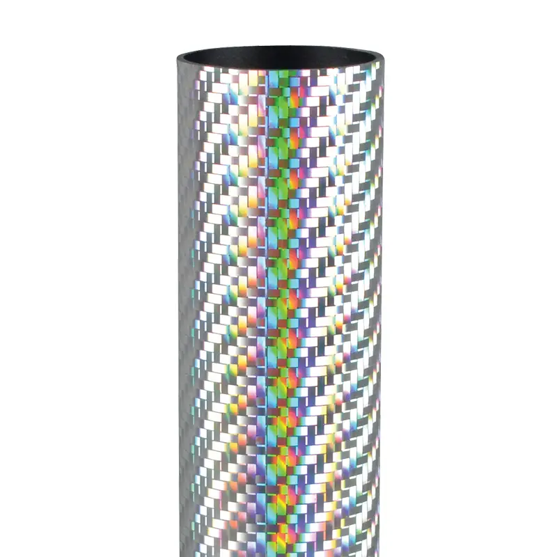 13805-S Carbon Fiber Column, Round, Silver - 45"