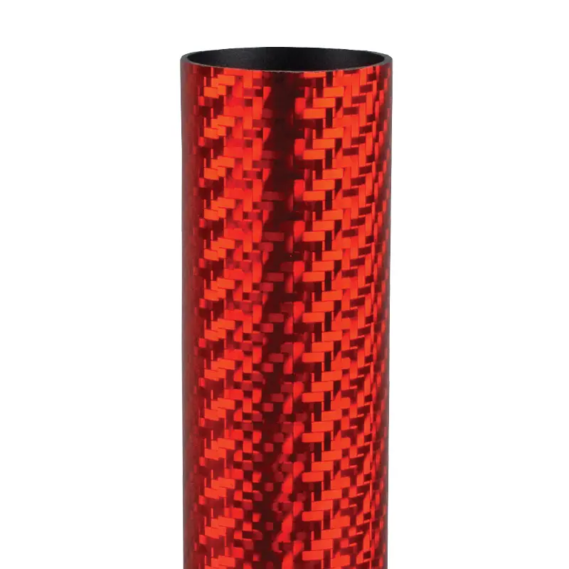 13805-R Carbon Fiber Column, Round, Red - 45"