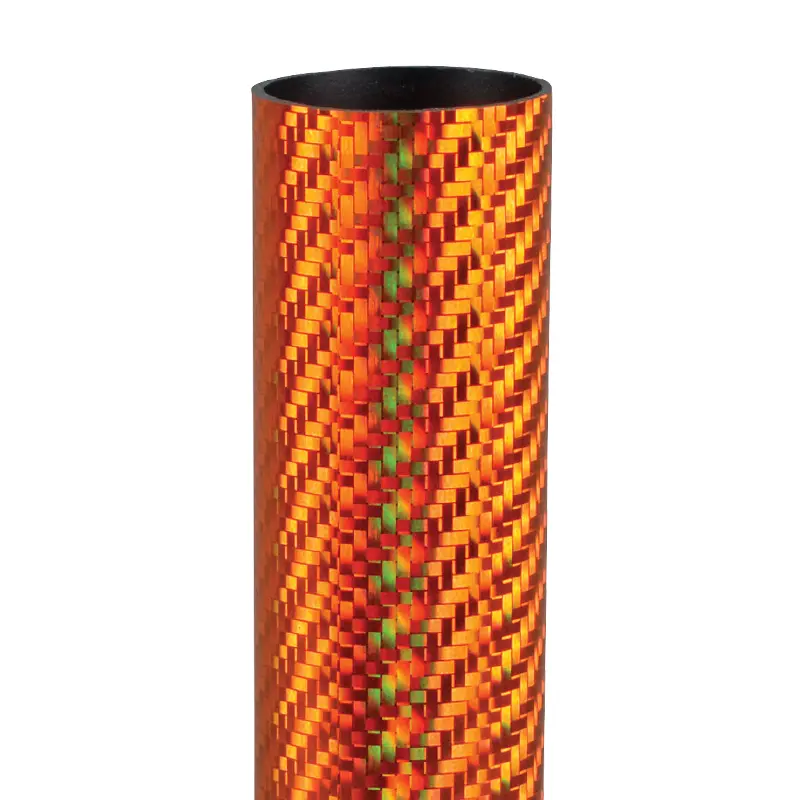 13805-O Carbon Fiber Column, Round, Orange - 45"