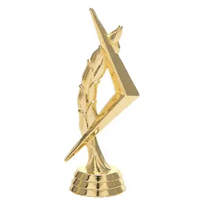 335-G Crescent Figure, Gold - 3"