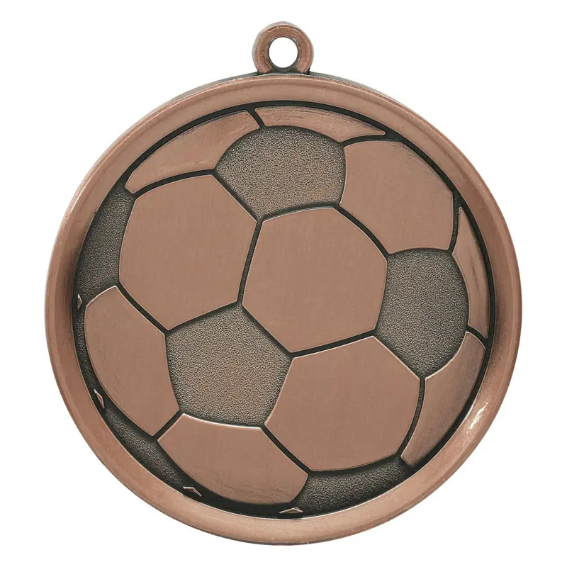 43415-Z Mega Medal, Soccer, Bronze - 2 1/4"