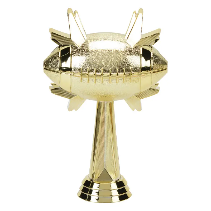 5300-G Rocket Ball Figure, Football, Gold - 5" 