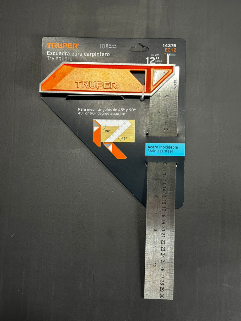 Escuadra Truper 12"