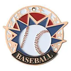 38130-Z USA Sport Medal, Baseball, Bronze - 2"